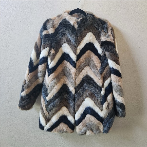 Amuse Society Waylon faux fur jacket coat size XS - Picture 4 of 12